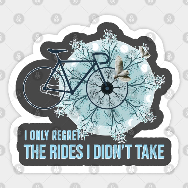 BICYCLE RIDE, BIKE RIDE Sticker by Brash Ideas